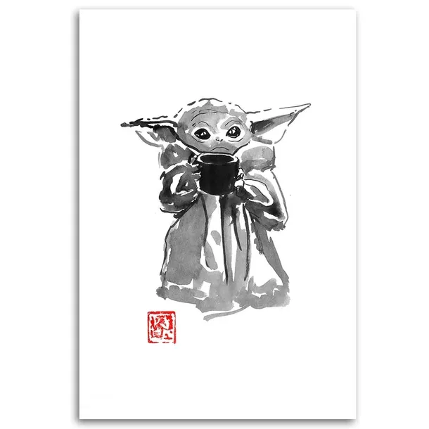 obraz-na-plotnie-mlody-yoda-pechane-40x60-sposob-wykonania-druk-cyfrowy