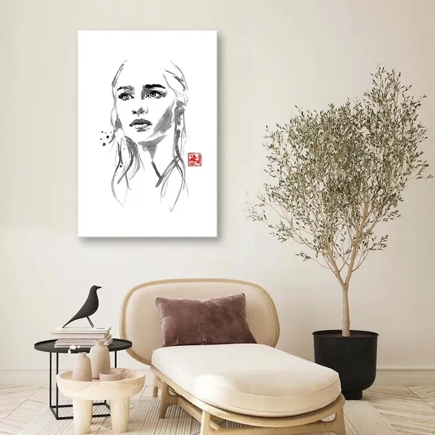 obraz-na-plotnie-daenerys-pechane-80x120-stan-nowy