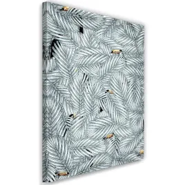 obraz-na-plotnie-tukany-w-lisciach-rubiant-40x60