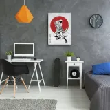 obraz-na-plotnie-walczacy-wojownik-ddjvigo-40x60-stan-nowy