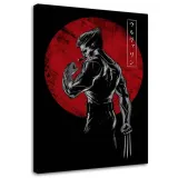 obraz-na-plotnie-wolverine-na-tle-slonca-40x60