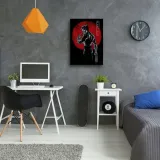 obraz-na-plotnie-wolverine-na-tle-slonca-80x120-stan-nowy
