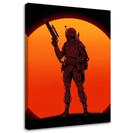 obraz-plotno-robot-na-tle-zachodu-ddjvigo-80x120