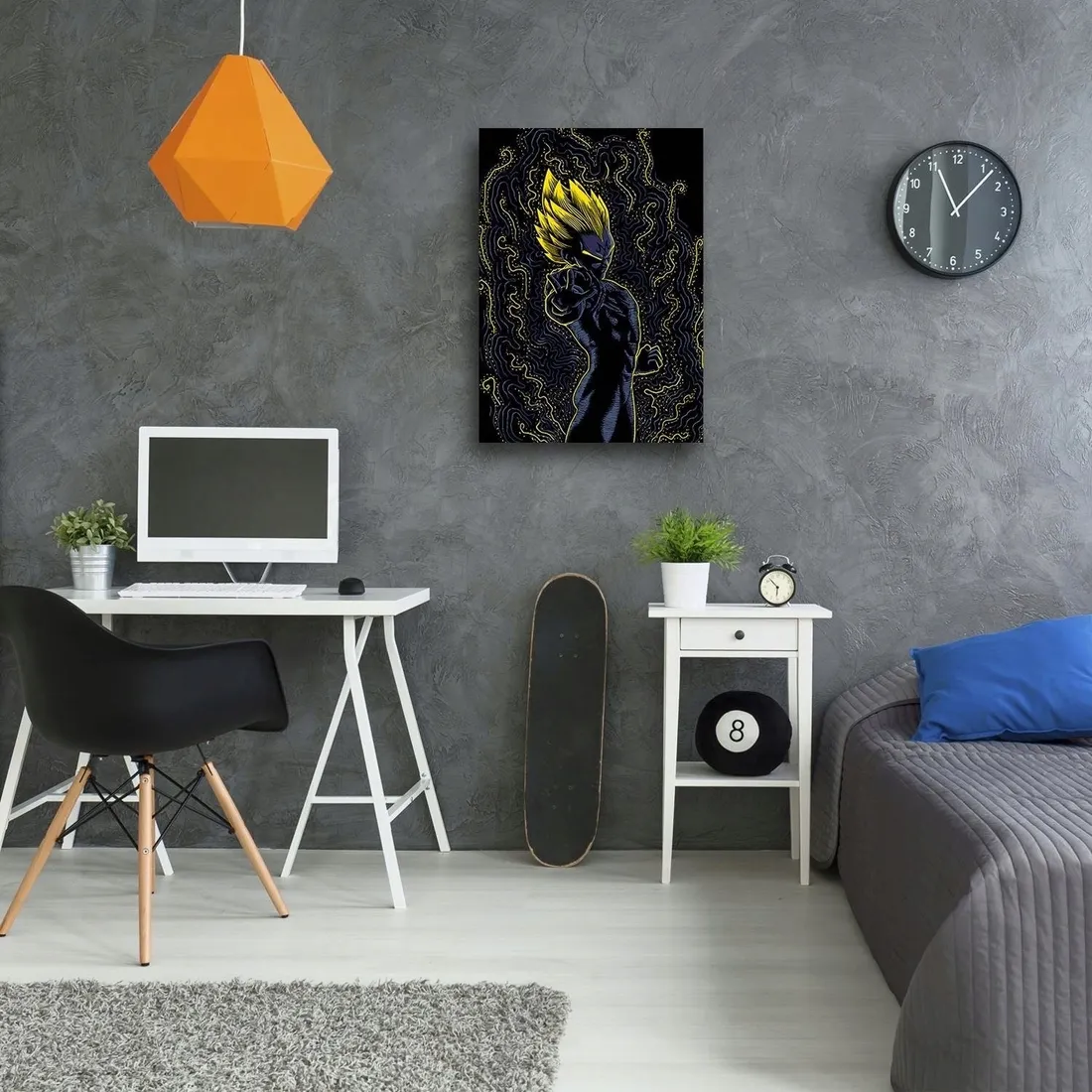 obraz-na-plotnie-zolty-wojownik-ddjvigo-80x120
