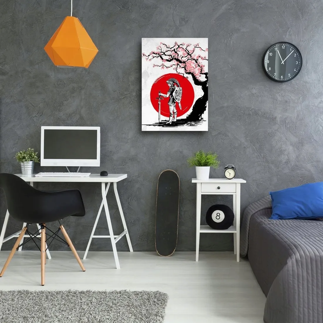 obraz-plotno-wojownik-z-mieczem-i-tarcza-80x120