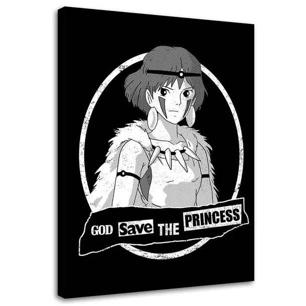 obraz-plotno-god-save-the-princess-ddjvigo-70x100