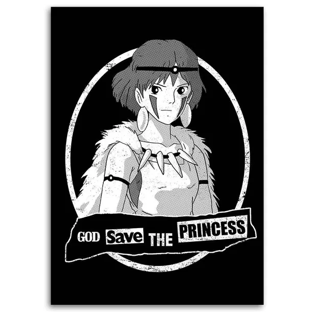 obraz-plotno-god-save-the-princess-ddjvigo-70x100-sposob-wykonania-druk-cyfrowy