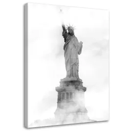 obraz-na-plotnie-statua-wolnosci-we-mgle-40x60