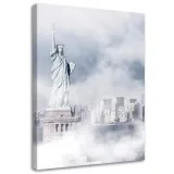obraz-na-plotnie-statua-wolnosci-we-mgle-40x60