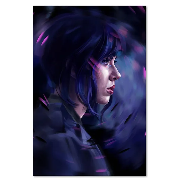 obraz-na-plotnie-portret-ghost-in-the-shell-60x90-sposob-wykonania-druk-cyfrowy