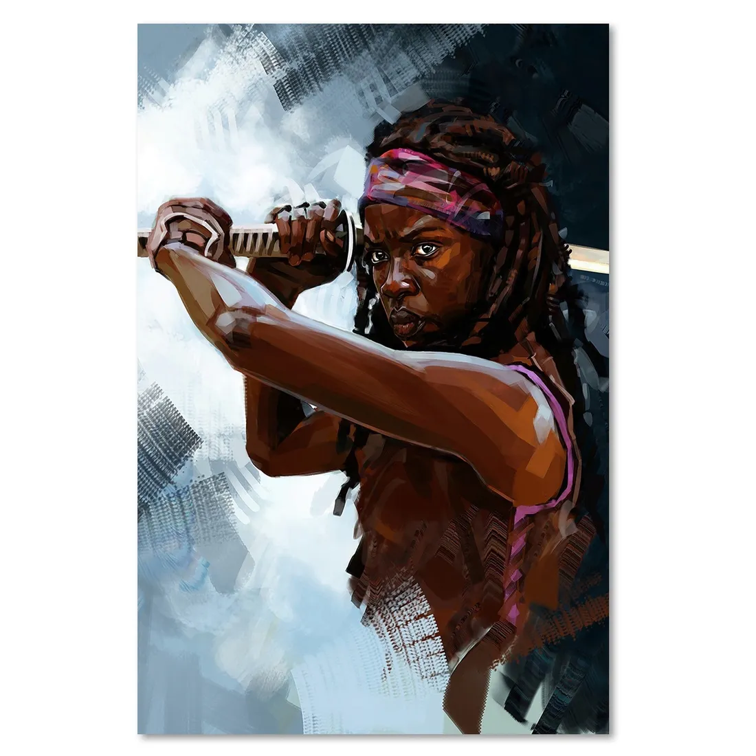 obraz-na-plotnie-portret-michonne-60x90
