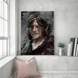 obraz-na-plotnie-portret-daryl-dixon-60x90-stan-nowy
