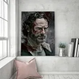 obraz-na-plotnie-portret-rick-grimes-40x60-stan-nowy