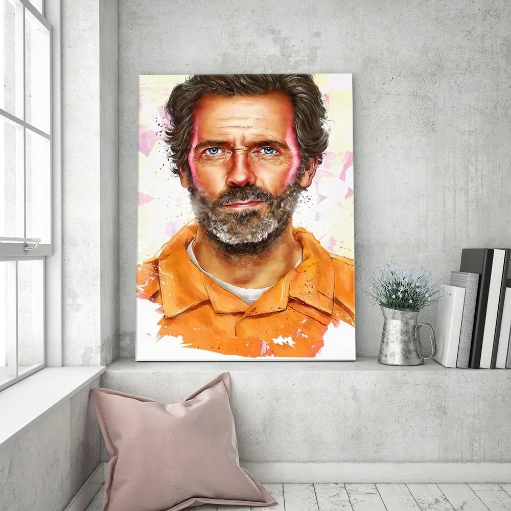 obraz-na-plotnie-portret-gregory-house-60x90