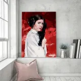 obraz-na-plotnie-portret-leia-80x120-stan-nowy