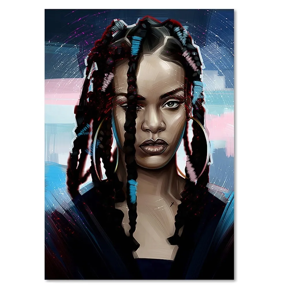 obraz-na-plotnie-portret-rihanna-70x100
