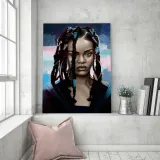 obraz-na-plotnie-portret-rihanna-60x90-stan-nowy
