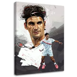 obraz-na-plotnie-roger-federer-80x120