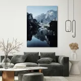 obraz-na-plotnie-lago-de-braies-40x60-stan-nowy