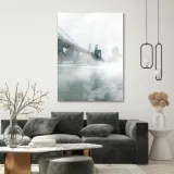 obraz-na-plotnie-mgla-pod-brooklyn-bridge-40x60-stan-nowy