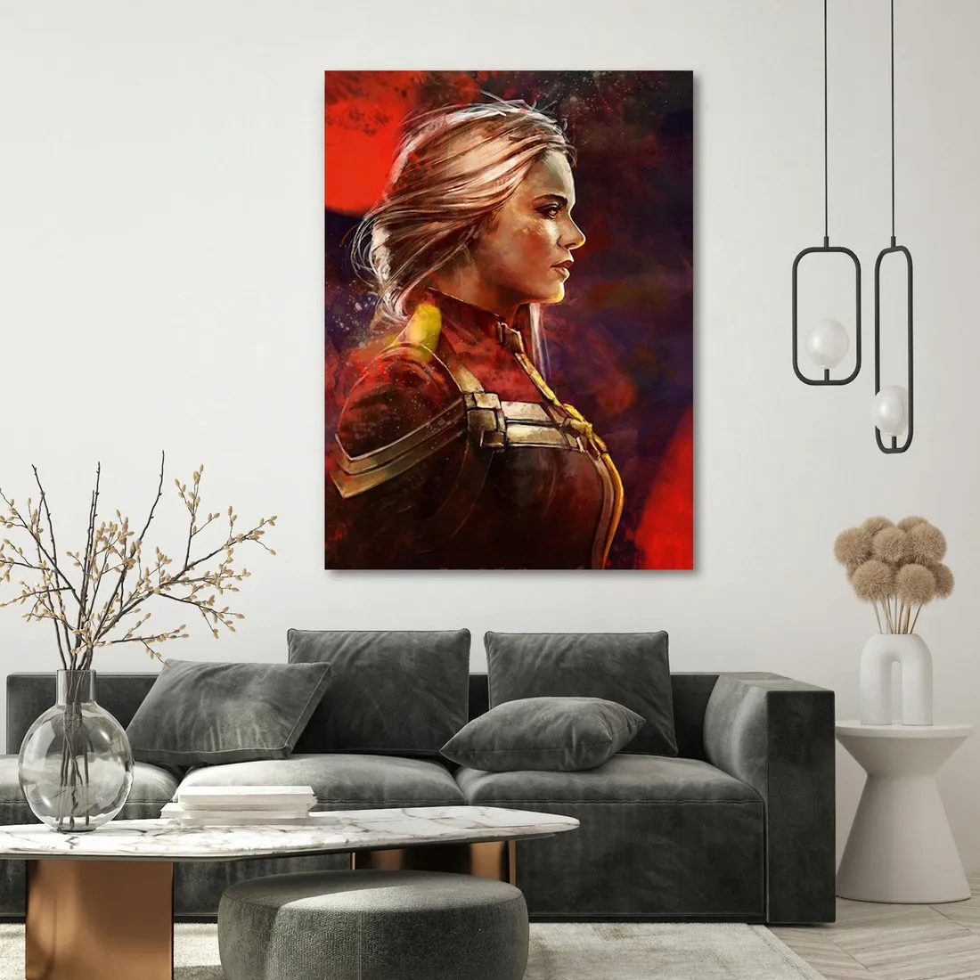 obraz-na-plotnie-captain-marvel-80x120