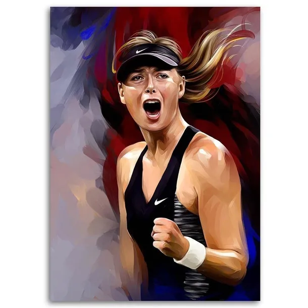 obraz-na-plotnie-maria-sharapova-40x60-sposob-wykonania-druk-cyfrowy