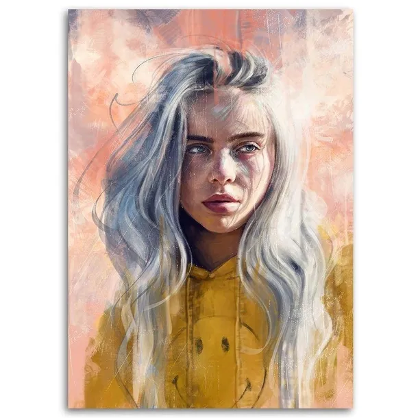 obraz-na-plotnie-billie-eilish-60x90-sposob-wykonania-druk-cyfrowy