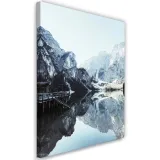 obraz-na-plotnie-domek-nad-jeziorem-40x60-material-ramy-nie-dotyczy