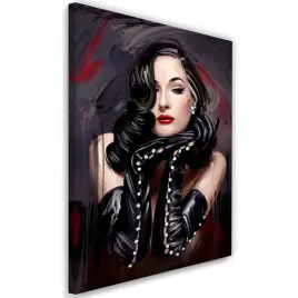 obraz-na-plotnie-dita-von-teese-portret-80x120