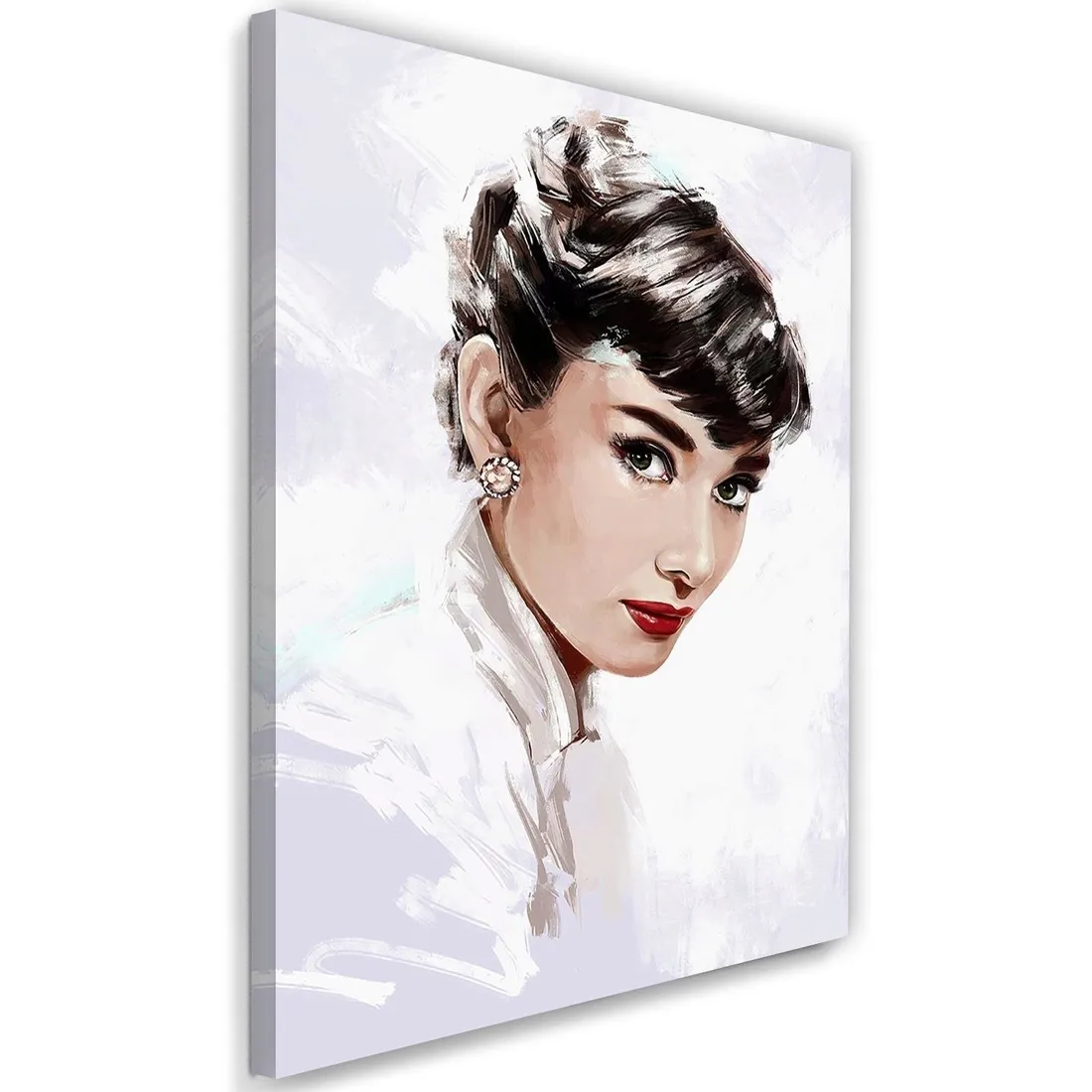 obraz-na-plotnie-audrey-hepburn-w-bieli-60x90