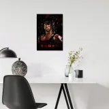 obraz-na-plotnie-kolorowa-postac-rambo-80x120-stan-nowy