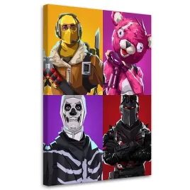 obraz-na-plotnie-the-squad-fortnite-80x120