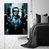 obraz-na-plotnie-terminator-40x60-stan-nowy