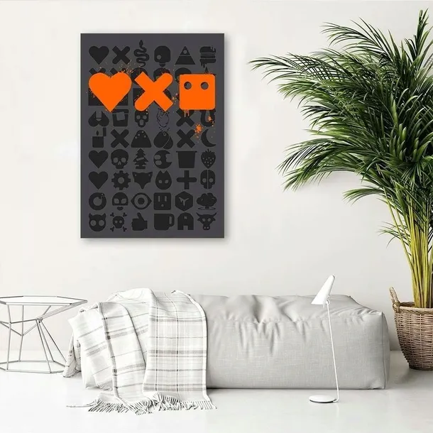obraz-na-plotnie-milosc-smierc-i-roboty-60x90-stan-nowy