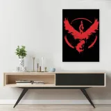 obraz-na-plotnie-czerwony-feniks-40x60-stan-nowy
