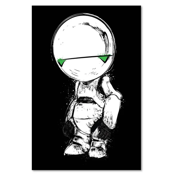 obraz-na-plotnie-bialy-droid-40x60-sposob-wykonania-druk-cyfrowy