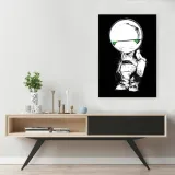 obraz-na-plotnie-bialy-droid-70x100-stan-nowy