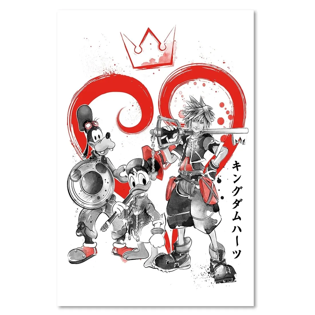 obraz-na-plotnie-kingdom-hearts-80x120
