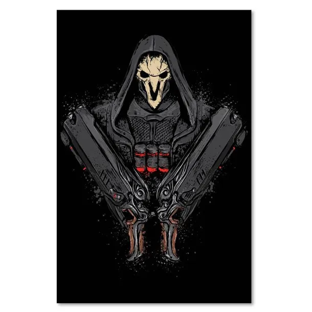 obraz-na-plotnie-robot-z-czaszka-60x90-sposob-wykonania-druk-cyfrowy
