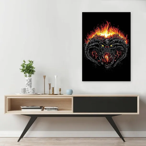 obraz-na-plotnie-demon-morgotha-80x120-stan-nowy