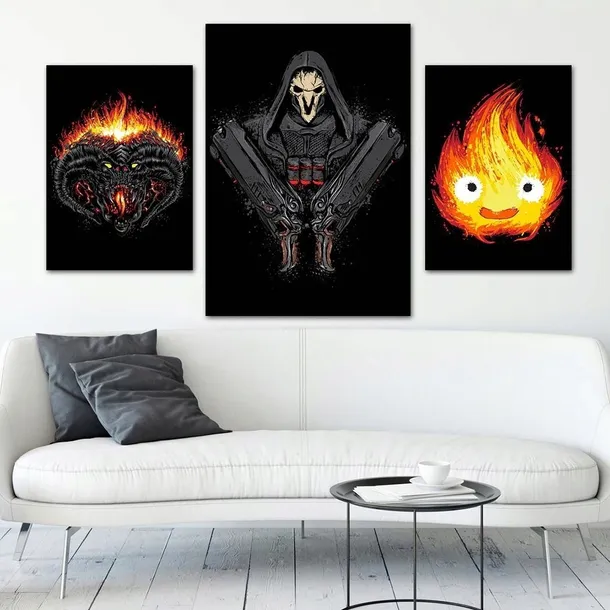obraz-na-plotnie-robot-z-czaszka-40x60-szerokosc-produktu-40-cm