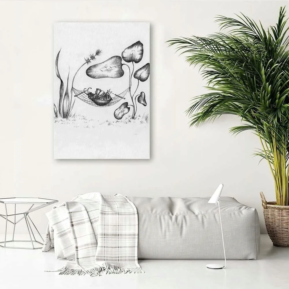 obraz-na-plotnie-owad-na-hamaku-40x60