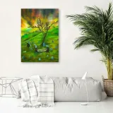 obraz-na-plotnie-pogrzeb-abstrakcja-40x60-stan-nowy