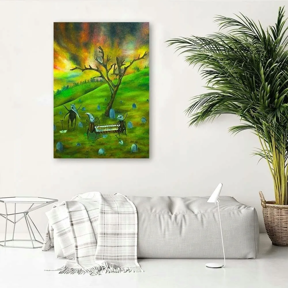 obraz-na-plotnie-pogrzeb-abstrakcja-40x60