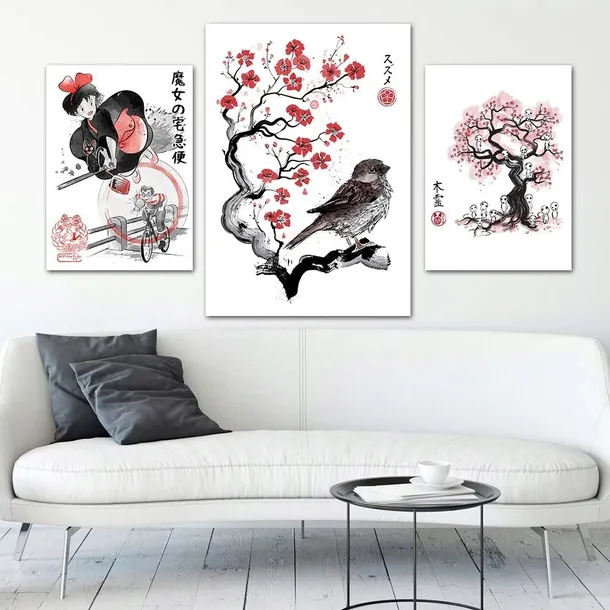 obraz-na-plotnie-maly-wrobel-sumi-e-40x60-kod-producenta-can-1-tyk-art008-00125-40x60