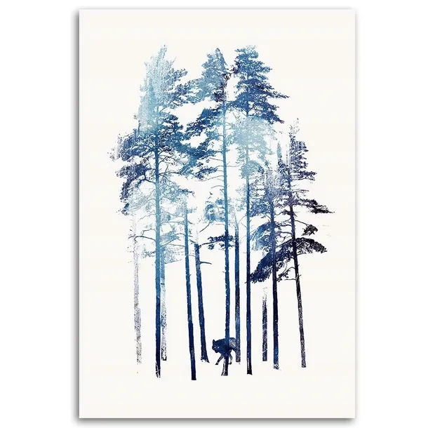 obraz-na-plotnie-wilk-zima-40x60-sposob-wykonania-druk-cyfrowy