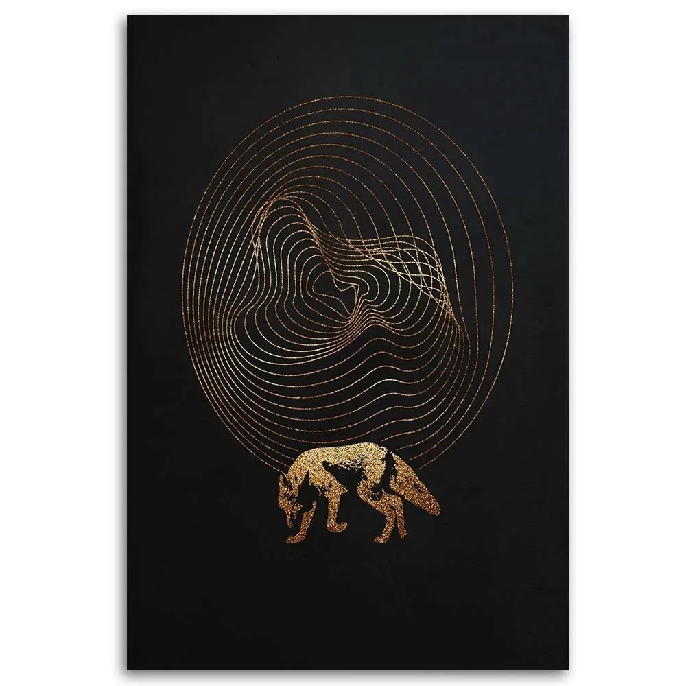 obraz-na-plotnie-zlota-linia-40x60
