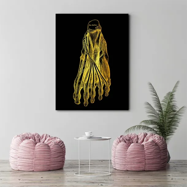 obraz-na-plotnie-anatomia-stopa-40x60-stan-nowy
