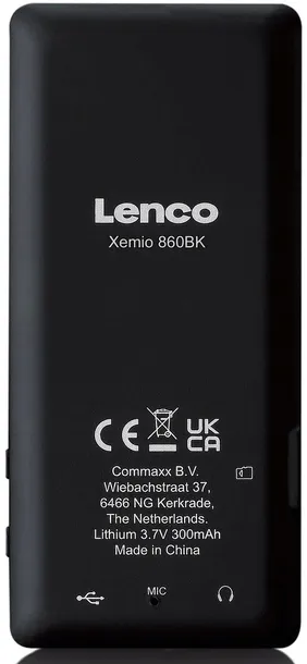 mp4-lenco-xemio-860bk-czarny-8-gb-kod-producenta-xemio-860bk
