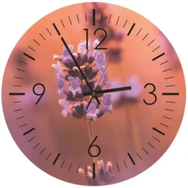 zegar-scienny-okragly-foto-obraz-40cm-lawenda-czas
